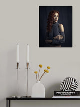 Ania in the grey. Poster och Canvastavla