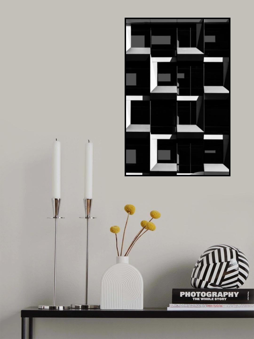 Graphic facade Poster och Canvastavla