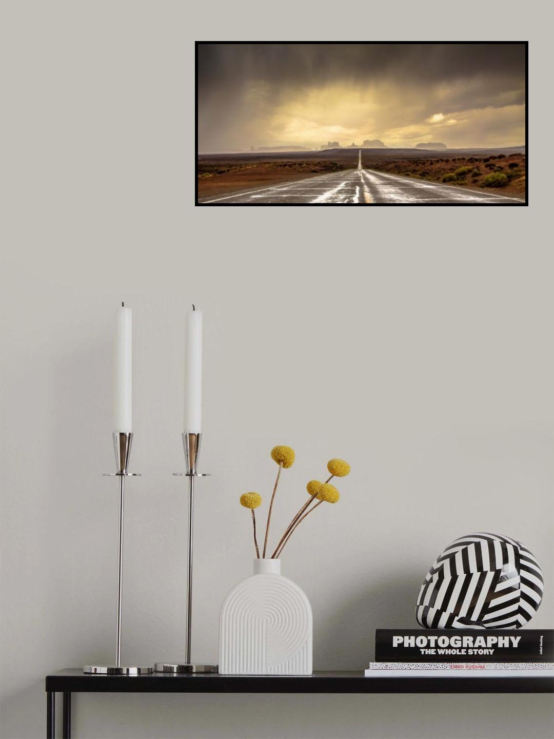 Strom in Monument Valley Poster och Canvastavla