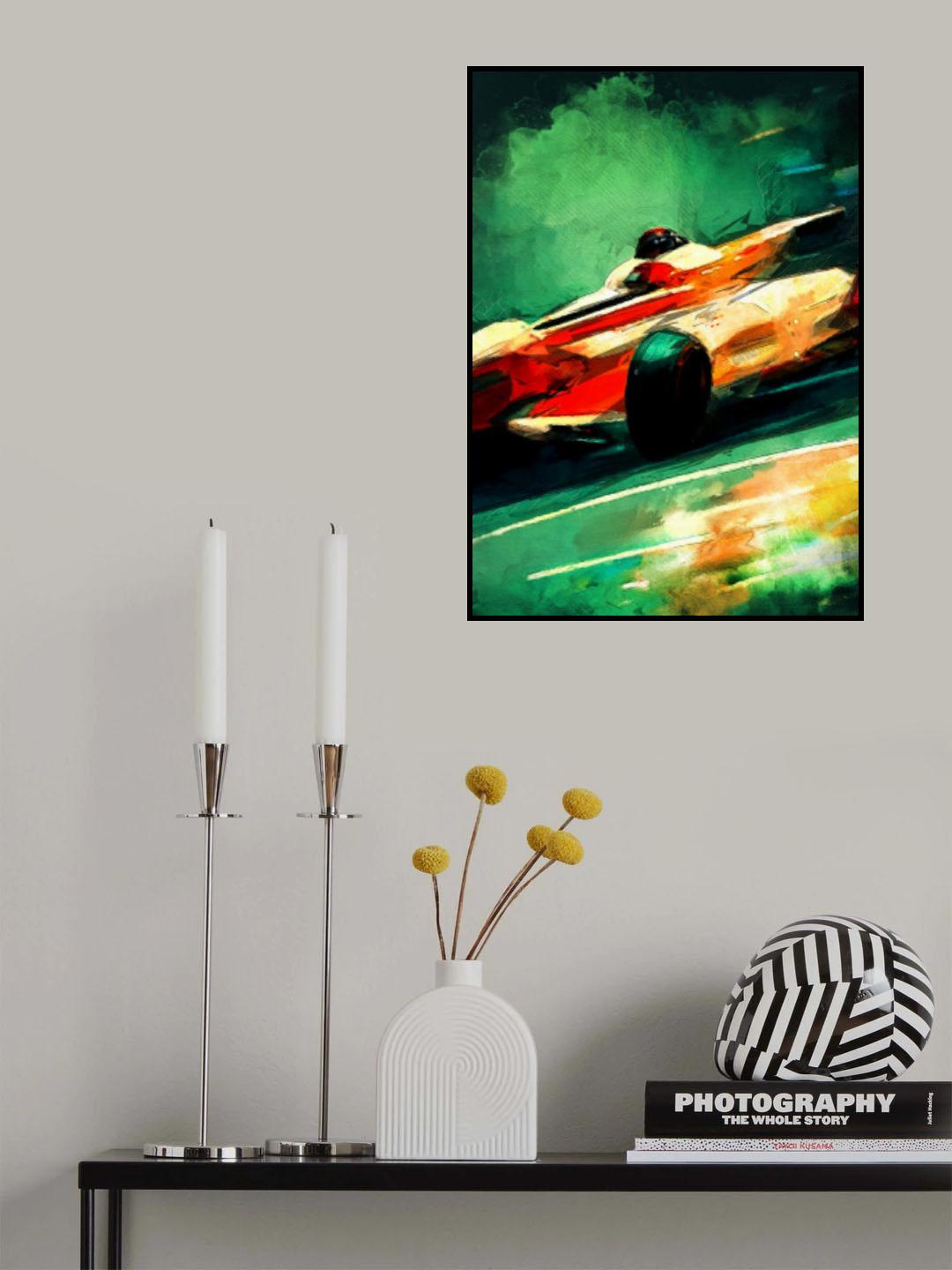 Formula 1 sport art Poster och Canvastavla