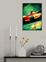 Formula 1 sport art Poster och Canvastavla