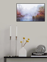 Foggy Mornings on the Lake Poster och Canvastavla