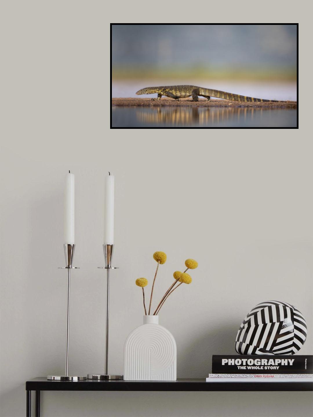 Water Monitor Poster och Canvastavla