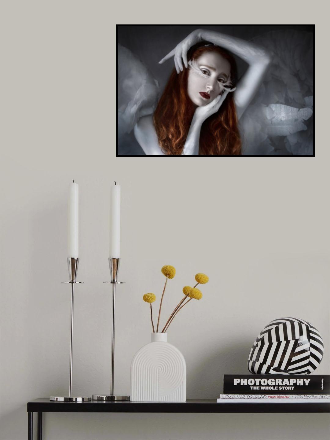 White bird Poster och Canvastavla