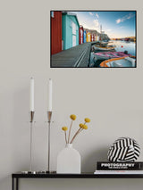 Colored Harbour Poster och Canvastavla