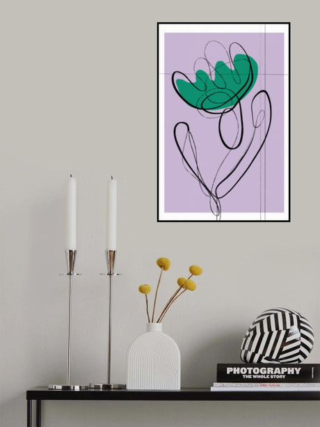 Geometris No 1 Poster och Canvastavla