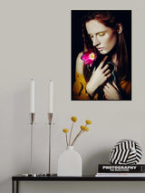 A purple flower Poster och Canvastavla