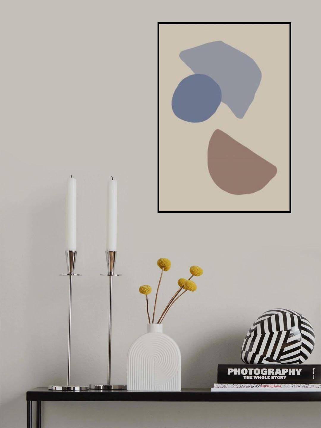 Organic Shapes 04 Poster och Canvastavla