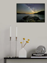 Milky Way in Spring Poster och Canvastavla