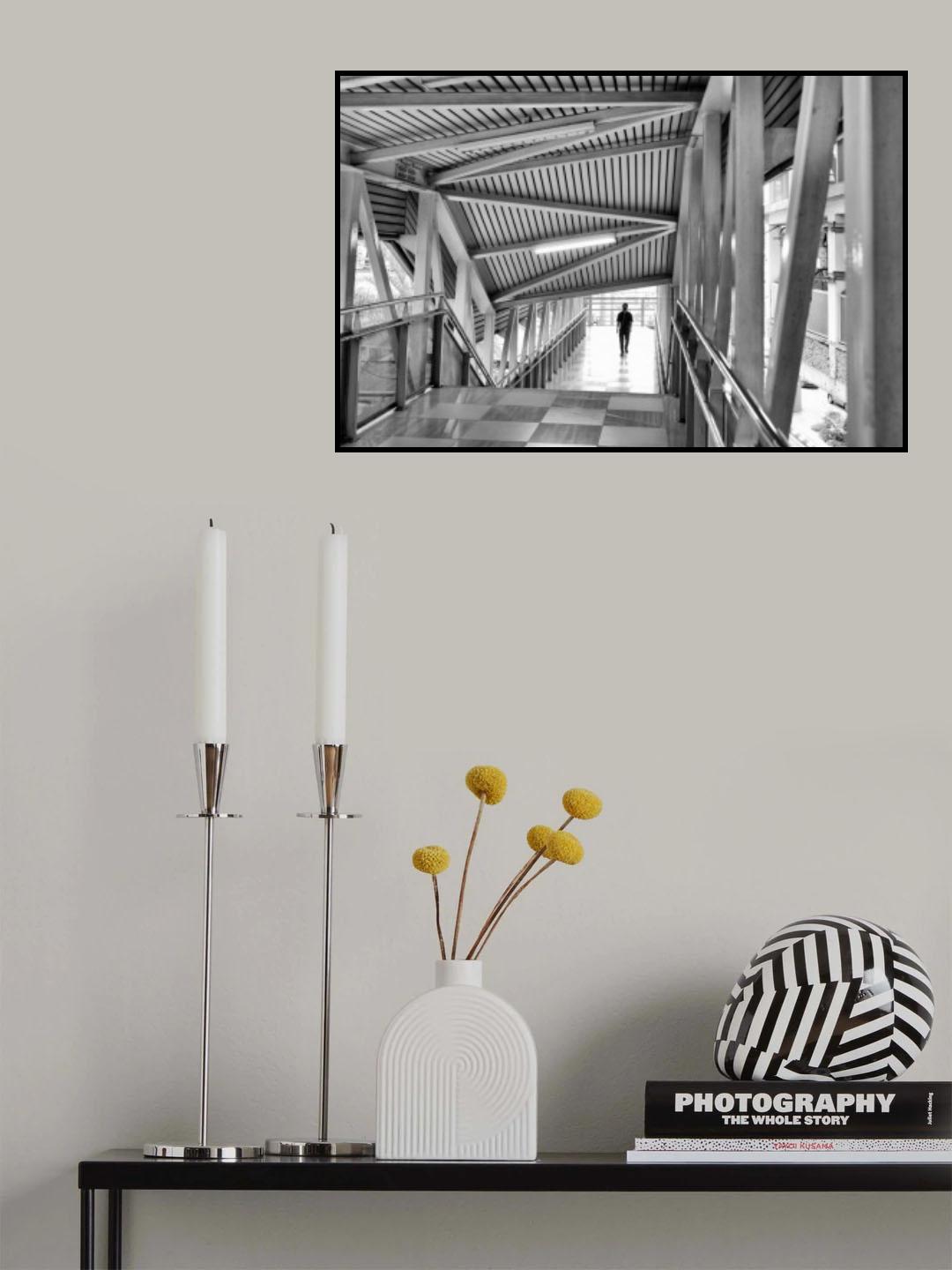 Walkway Poster och Canvastavla