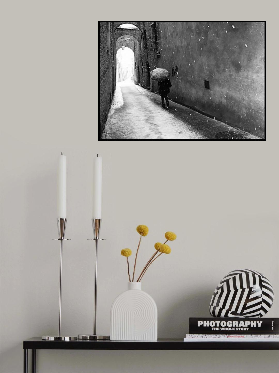 nordic walking Poster och Canvastavla