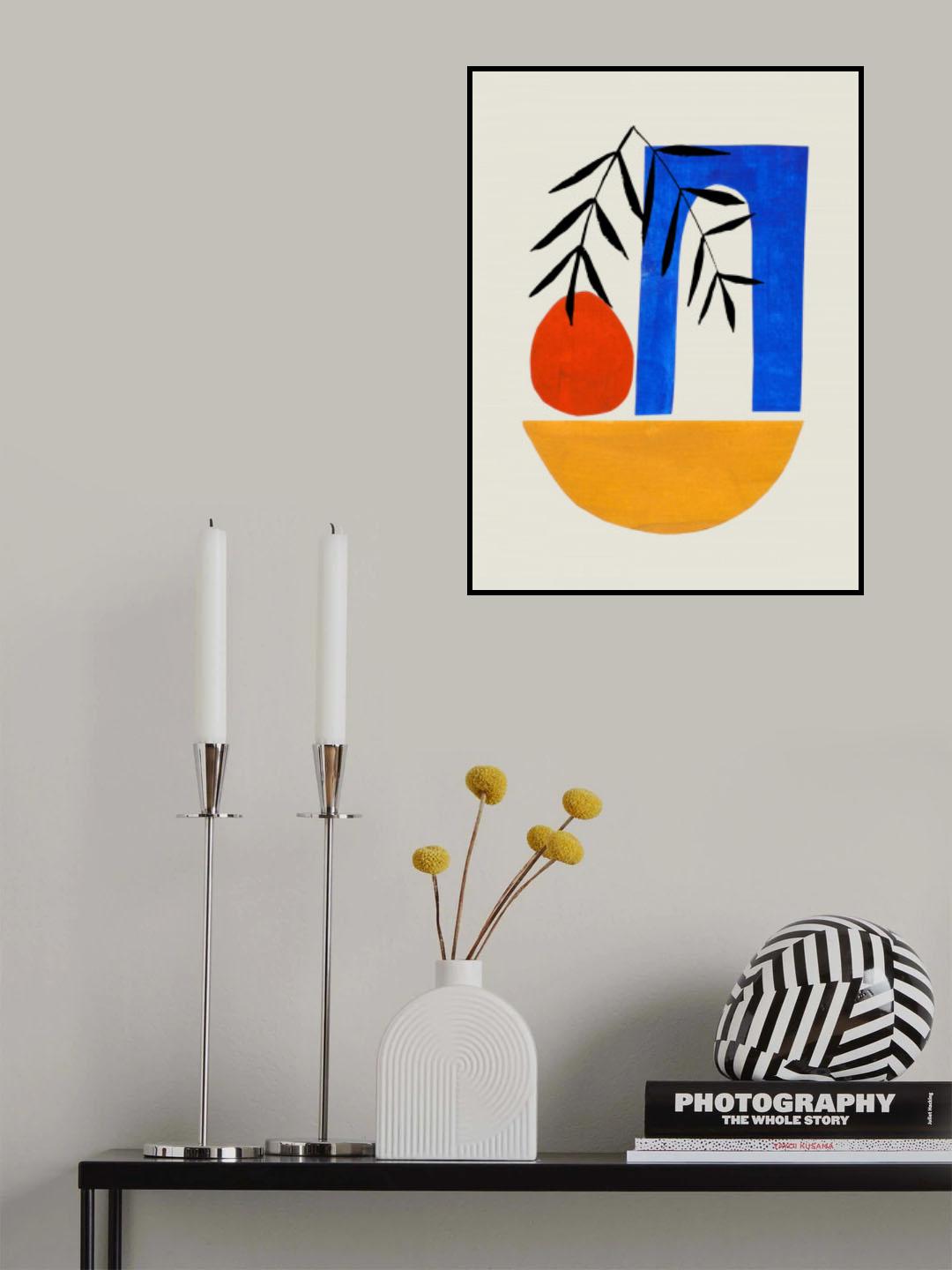 Mykonos Sunset Poster och Canvastavla