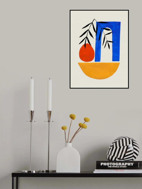 Mykonos Sunset Poster och Canvastavla