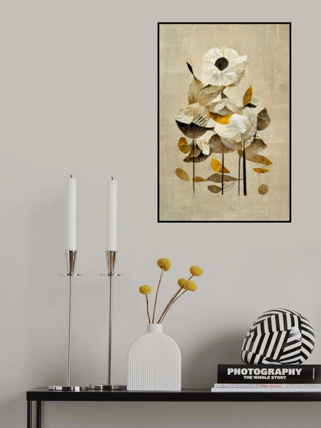 Sunbathing Flower Poster och Canvastavla
