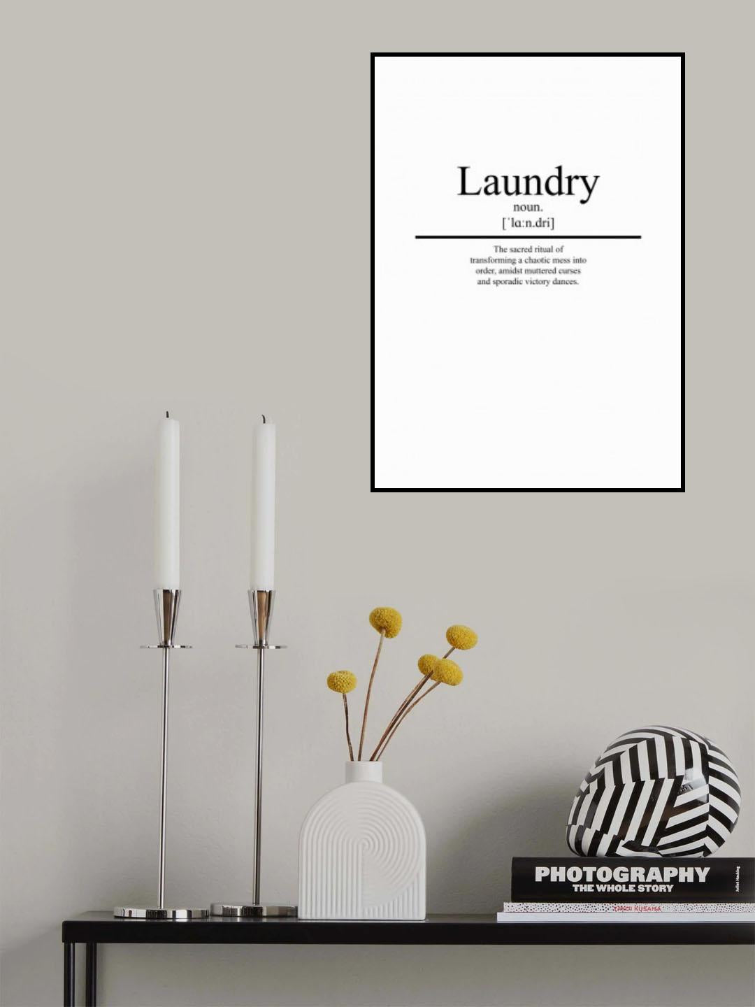 Laundry Def Pictufy Poster och Canvastavla