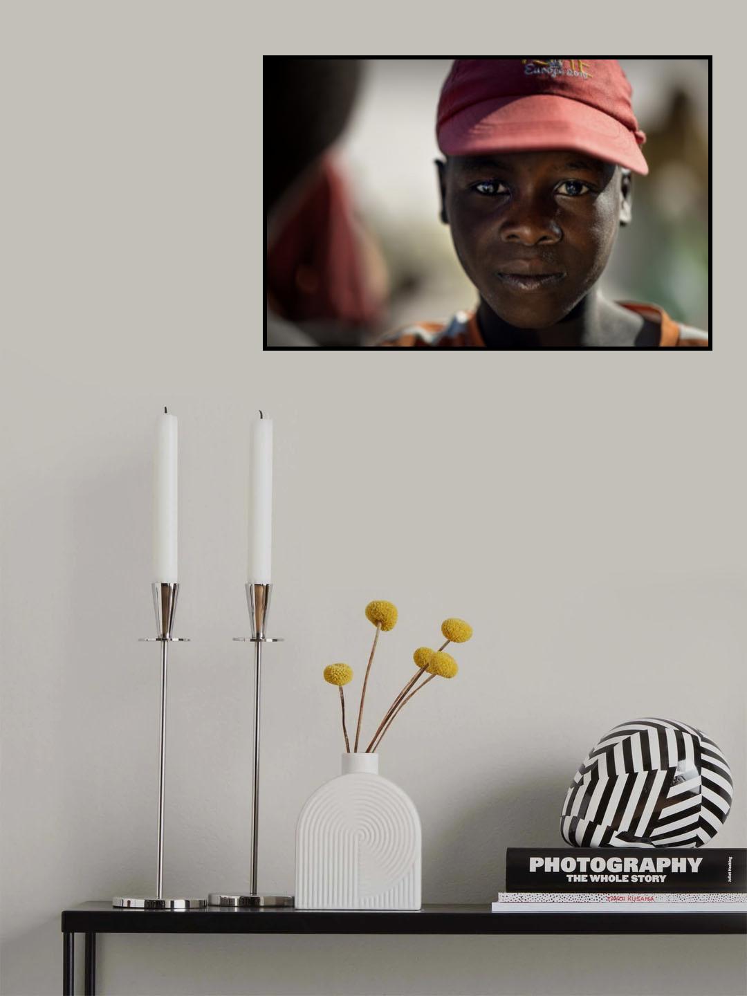 Village Boy (Zanzibar, Matemwe) Poster och Canvastavla