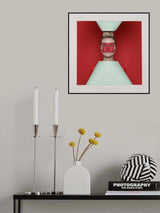 Red squares Poster och Canvastavla