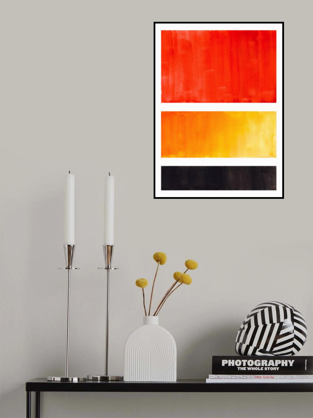 Colourfield 34 Poster och Canvastavla