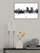 Kyiv Ukraine Skyline Poster och Canvastavla