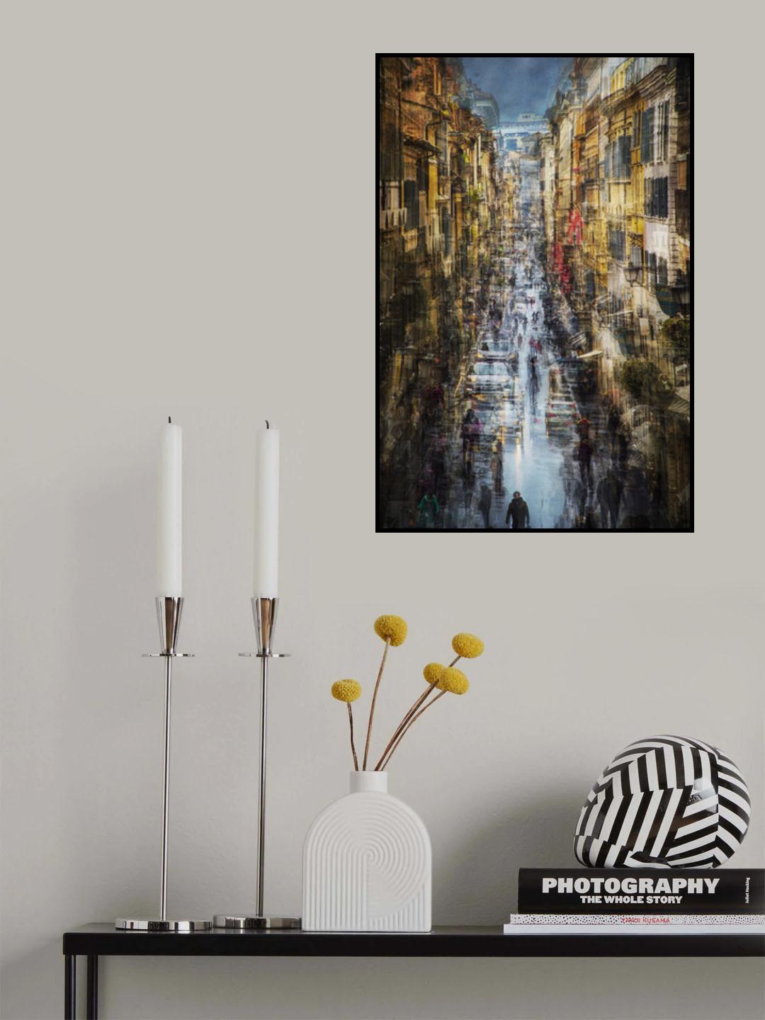 Traffic in the city Poster och Canvastavla