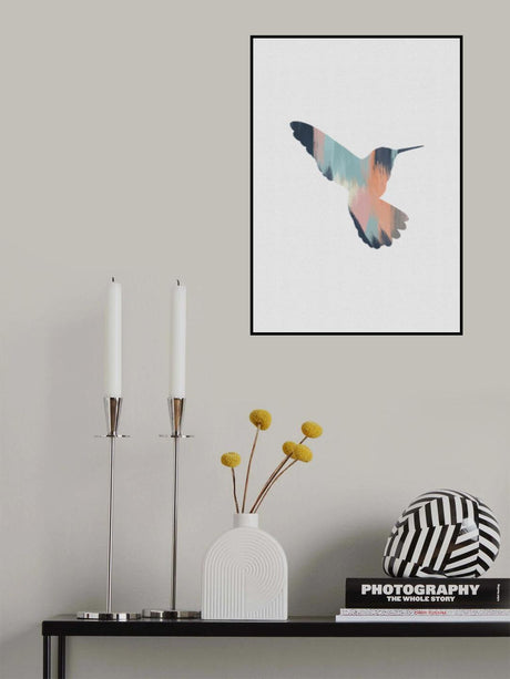 Pastel Hummingbird Ii Poster och Canvastavla