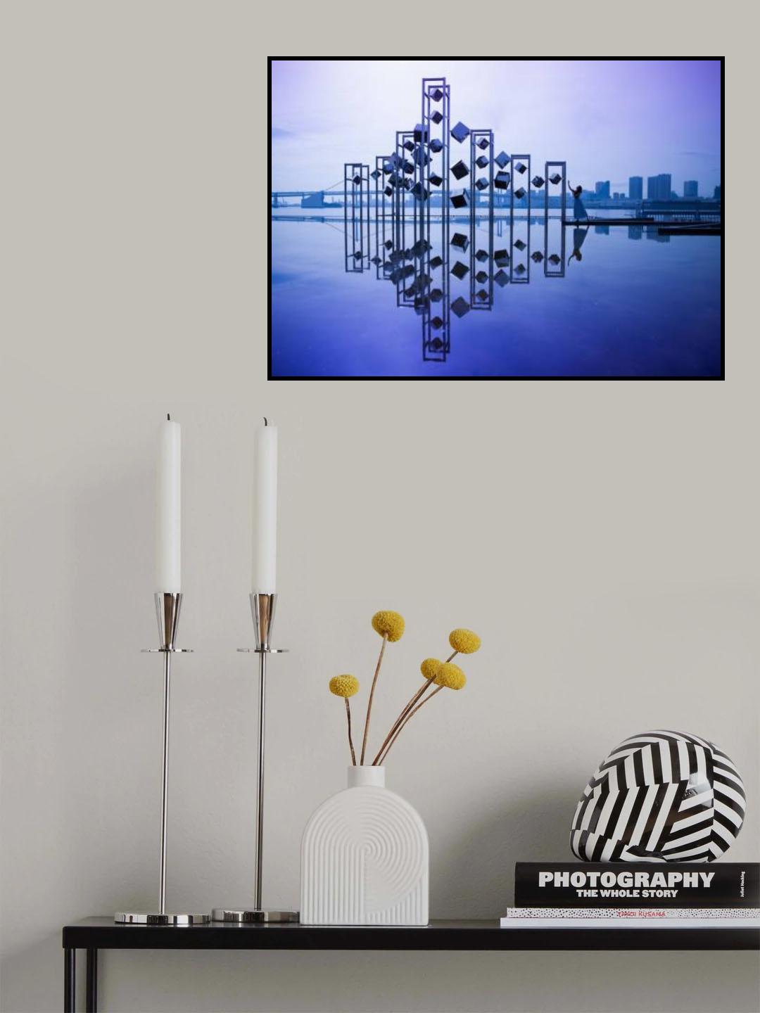 A dancing girl in Tokyo Bay Poster och Canvastavla