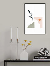 Tropical Villa Color and Shapes 26 Poster och Canvastavla