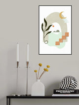 Tropical Villa Color and Shapes 09 Poster och Canvastavla