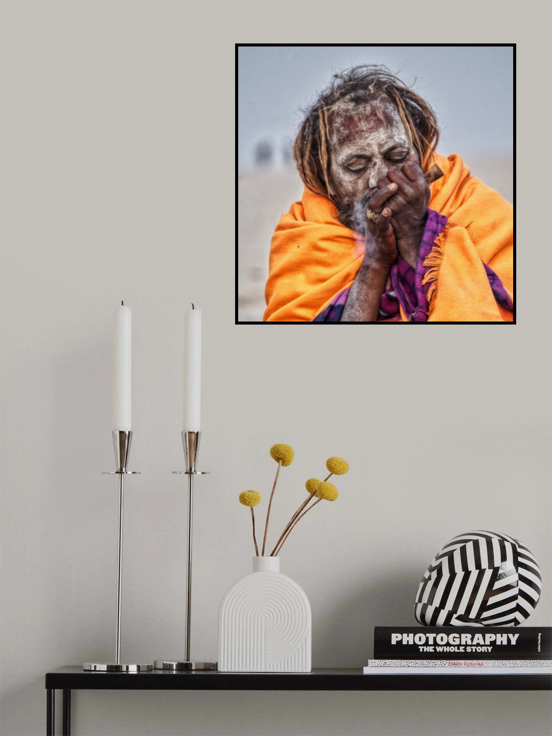 Naga Sadhu Poster och Canvastavla