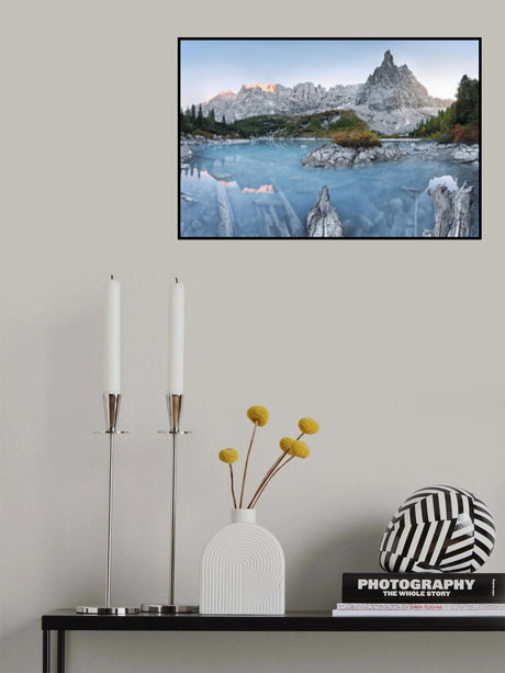 Blue Mountain Lake Poster och Canvastavla