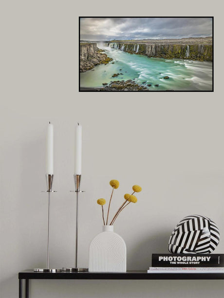 Selfoss canyon Poster och Canvastavla