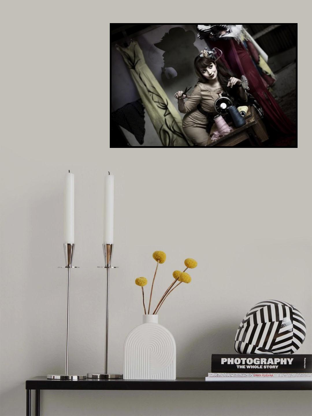 My Mother's Sewing Machine Poster och Canvastavla