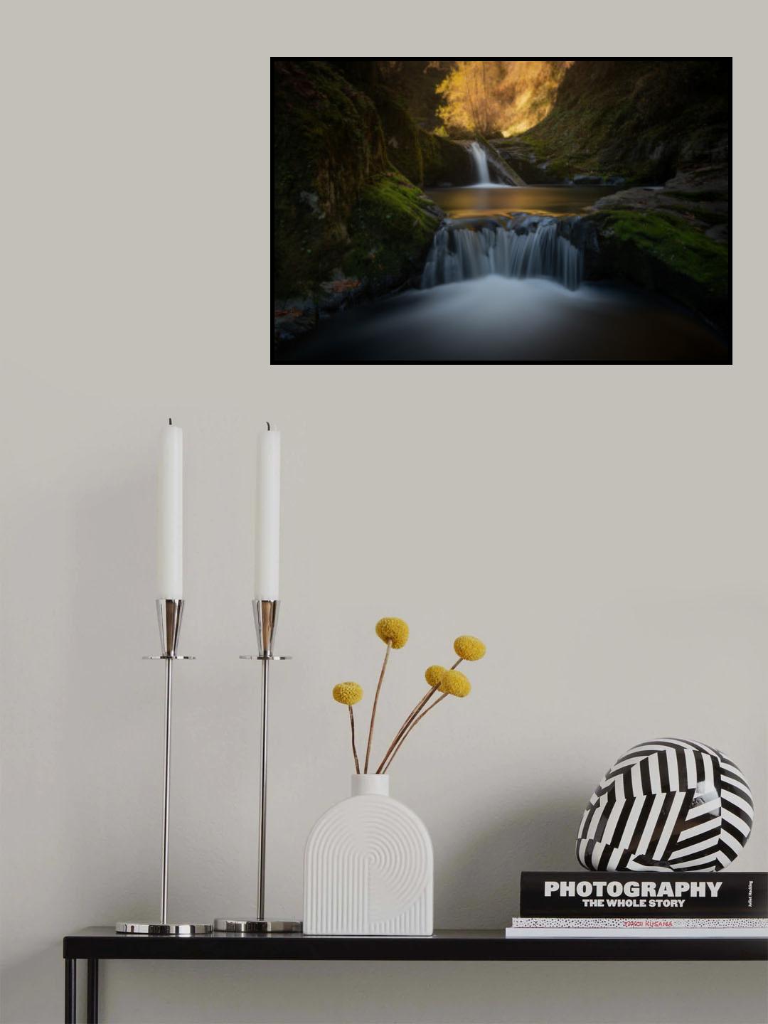 Gold and Silver Poster och Canvastavla