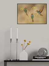 Bee-eaters - who will earn the Bee... Poster och Canvastavla