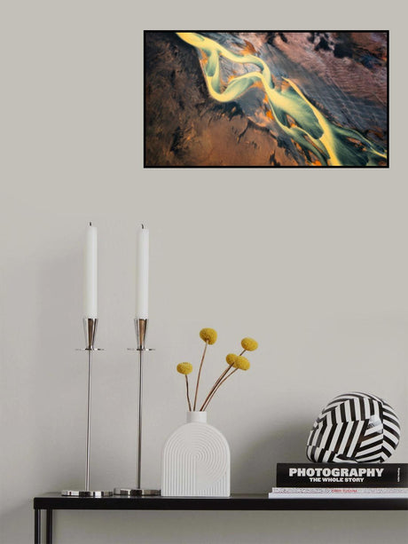 Aerial Impression of A Flying Dragon Poster och Canvastavla