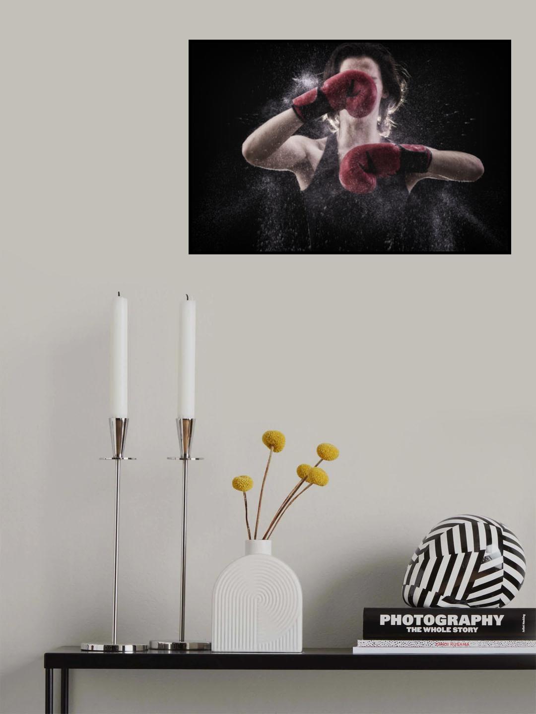 Fighting corona Poster och Canvastavla