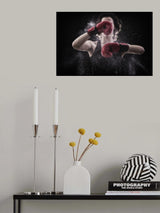 Fighting corona Poster och Canvastavla