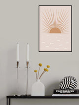 Blush Sun Poster och Canvastavla