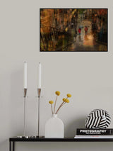rain in Paris Poster och Canvastavla