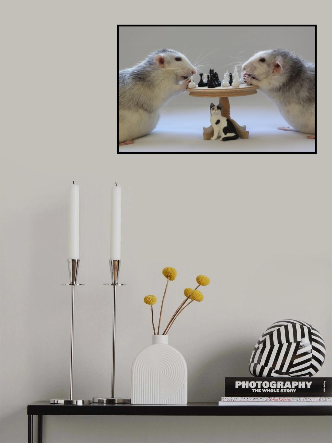 Playing  Chess! Poster och Canvastavla