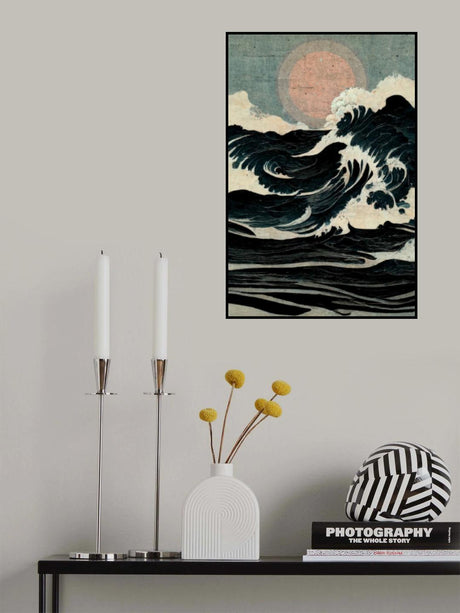 Wild Waves Poster och Canvastavla