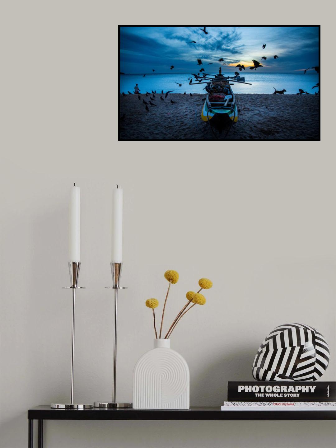 Sunset in Trinco Poster och Canvastavla
