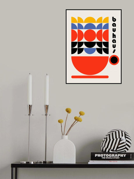 Bauhaus Coffee 70s Decor Poster och Canvastavla