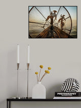 Intha Fishermen Poster och Canvastavla