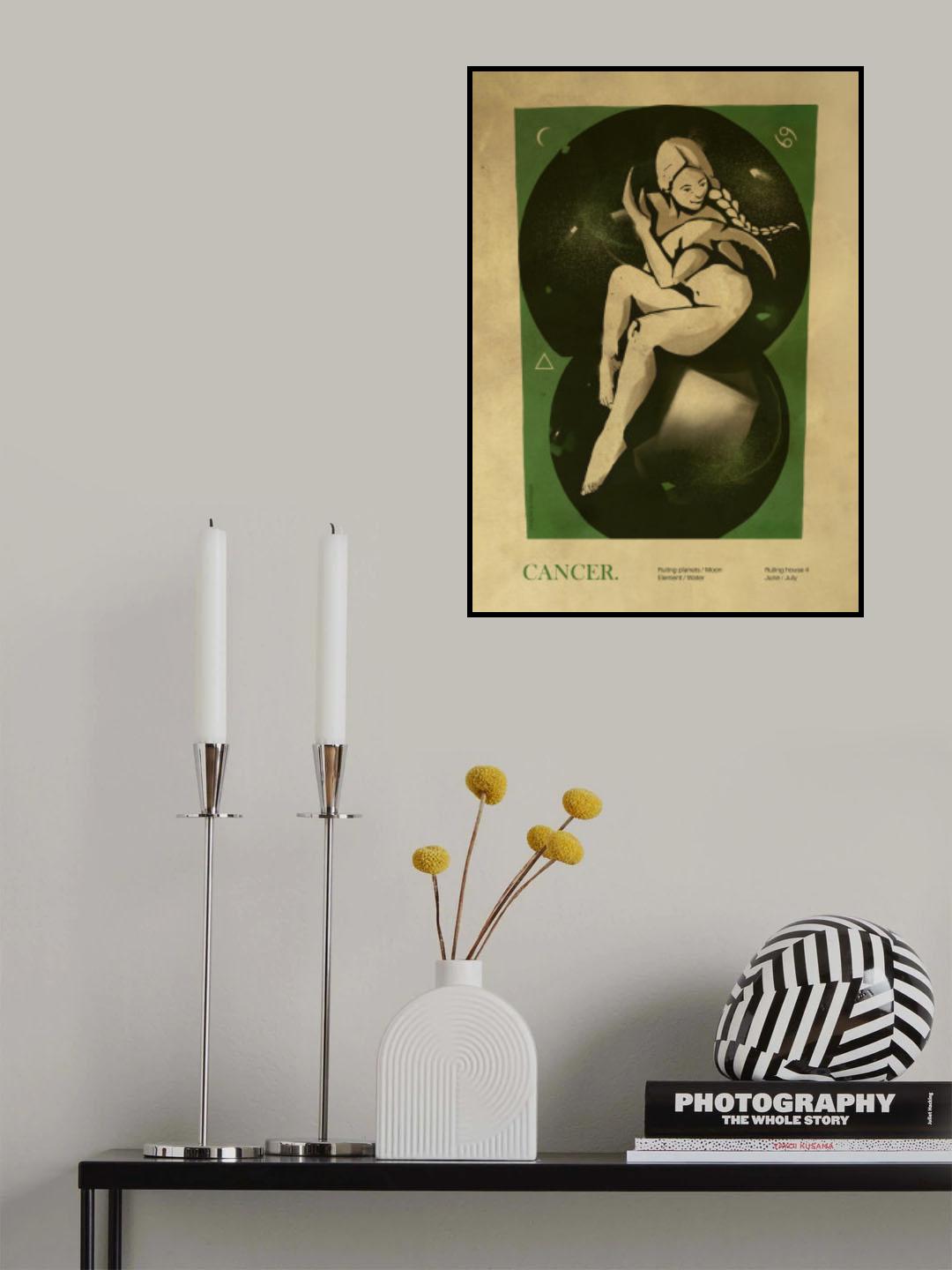 Cancer print Poster och Canvastavla