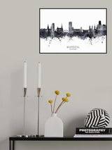 Wuppertal Germany Skyline Poster och Canvastavla