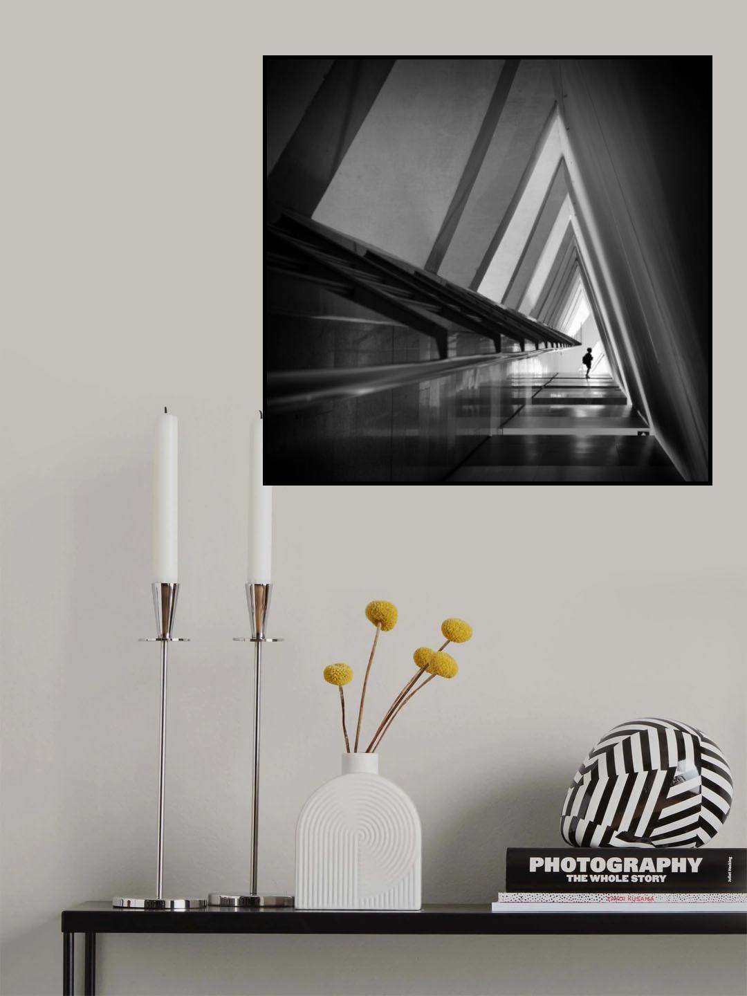 Triangle perspective Poster och Canvastavla