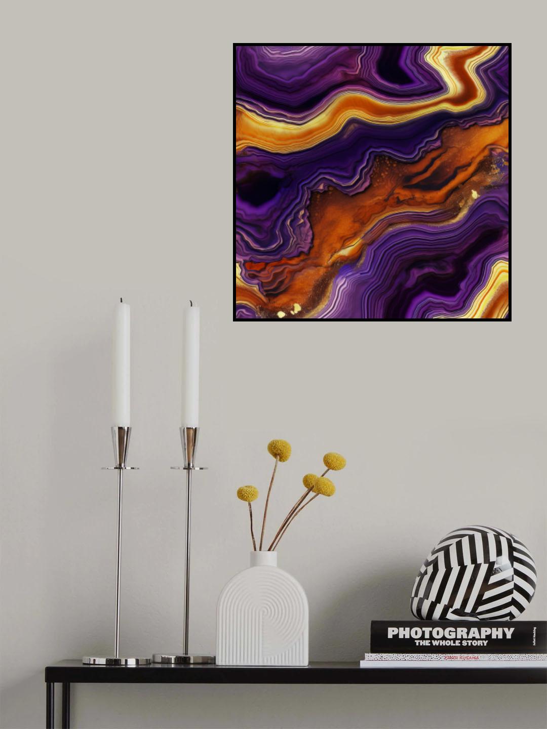 Agate 55 Poster och Canvastavla
