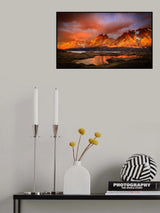 PARQUE NACIONAL TORRES DEL PAINE, SUNRISE FROM MIRADOR  LAKE NORDENSKJOLD-1367 Poster och Canvastavla