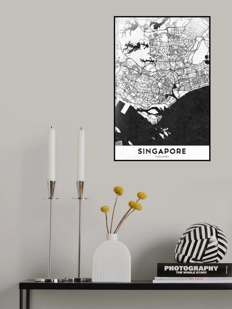 Singapore Poster och Canvastavla